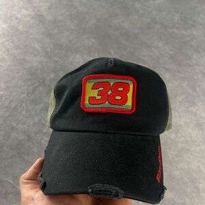 NASCAR #38 Black Chase Authentic's Adjustable
Hat